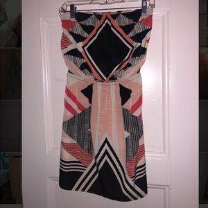 Express strapless dress